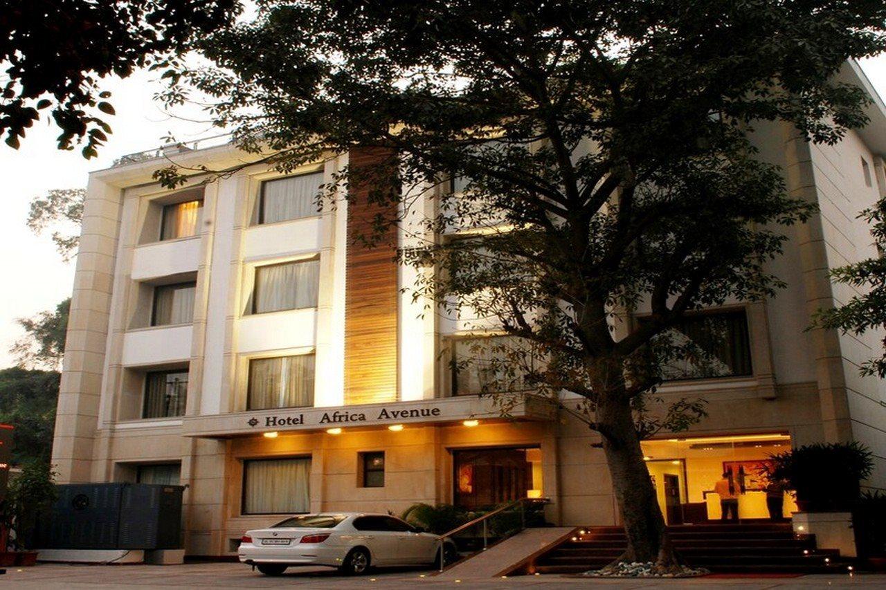 Hotel Africa Avenue Gk - 1 Nueva Delhi Exterior foto